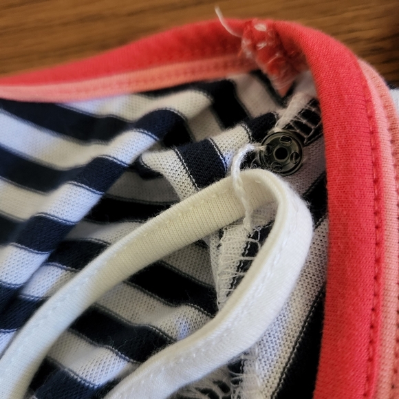 NWT Splendid X Gray Malin Seaside Stripe T Shirt Dress with Pockets 100%… - Picture 7 of 14